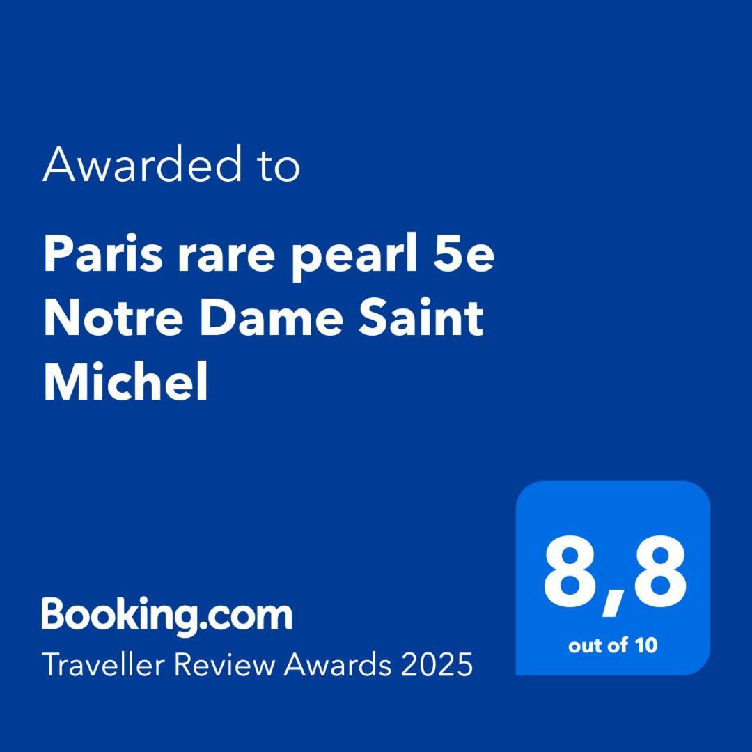Paris Rare Pearl 5E Notre Dame Saint Michel Leilighet Eksteriør bilde